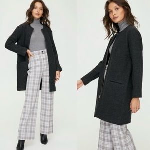 ARITZIA WILFRED Banville Merino Wool Zip Front Jacket Size S